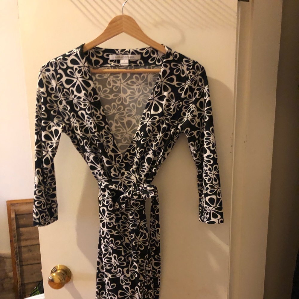 Diane von Furstenburg classic wrap dress.